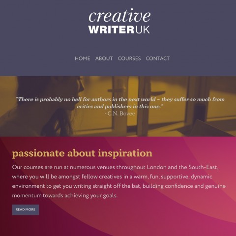 Creative Writer UK Website