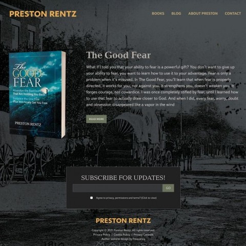 Preston Rentz Author Website